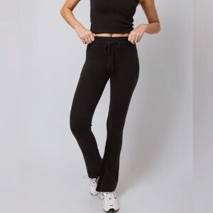 IVL collective bouclé flare drawstring pants